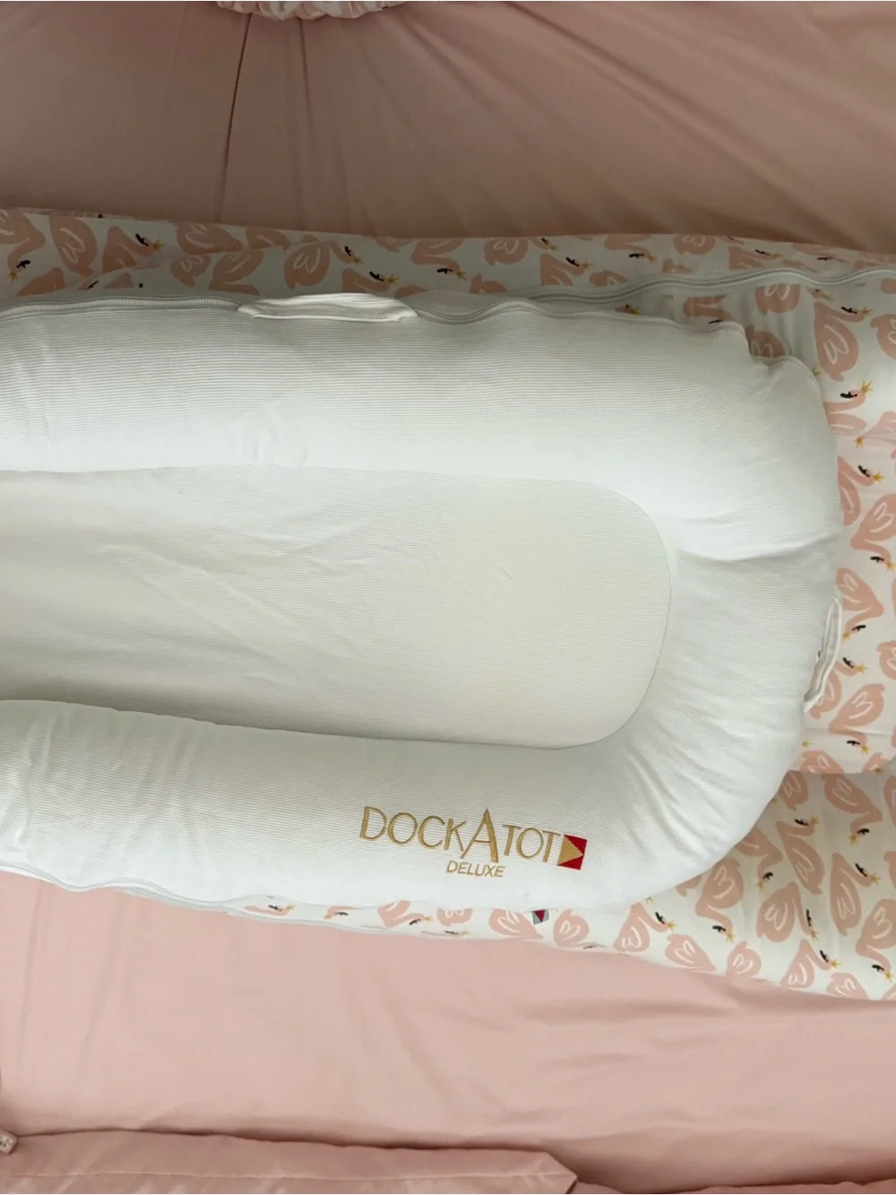 DockATot Deluxe Infant Lounger in White
